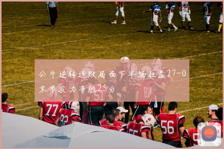 公牛逆转连败局面下半场狂轰27-0末节发力净胜25分