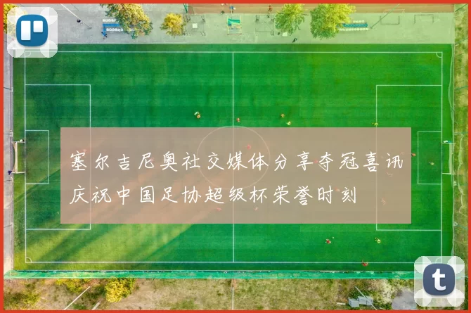 塞尔吉尼奥社交媒体分享夺冠喜讯庆祝中国足协超级杯荣誉时刻